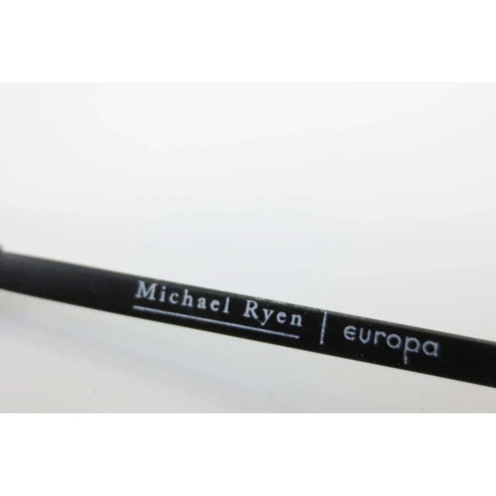 Michael Ryen Europa MRM-120 C1 Black Semi Rimless Eyeglass Frames 53-17-140